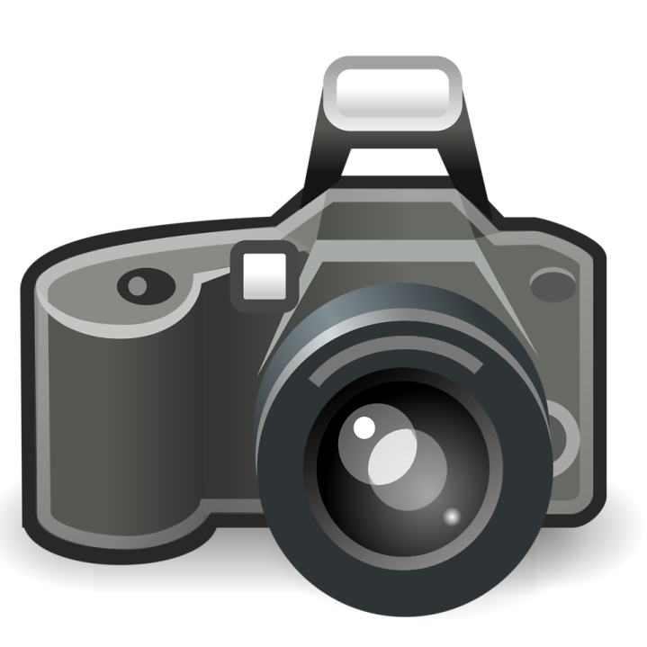 a camera with a lens