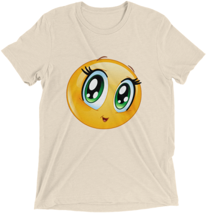 a t - shirt with an image of a smiley face