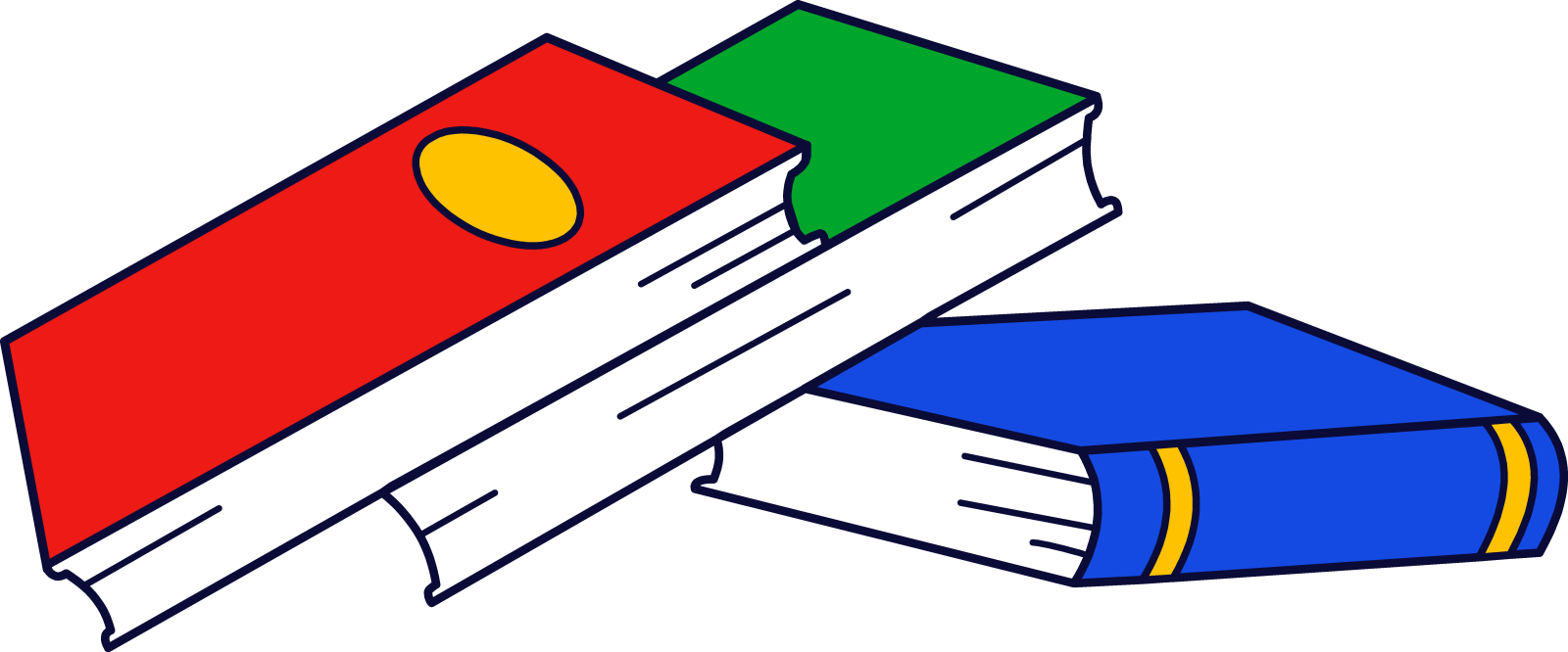 two books clip art