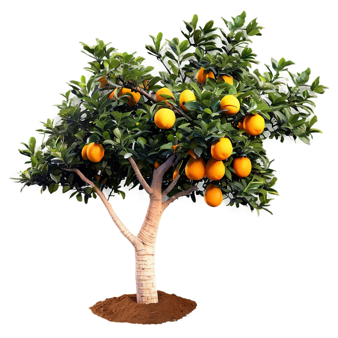 an orange tree