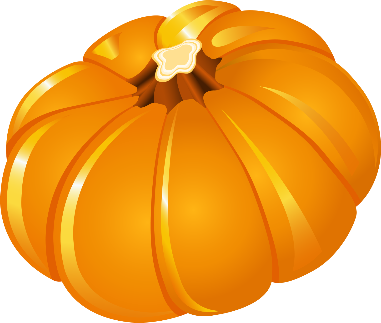a pumpkin on a white background