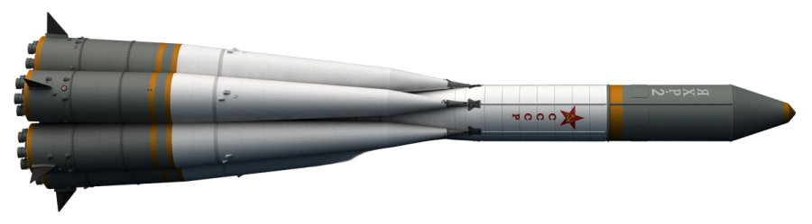 an illustration of a missile on a white background