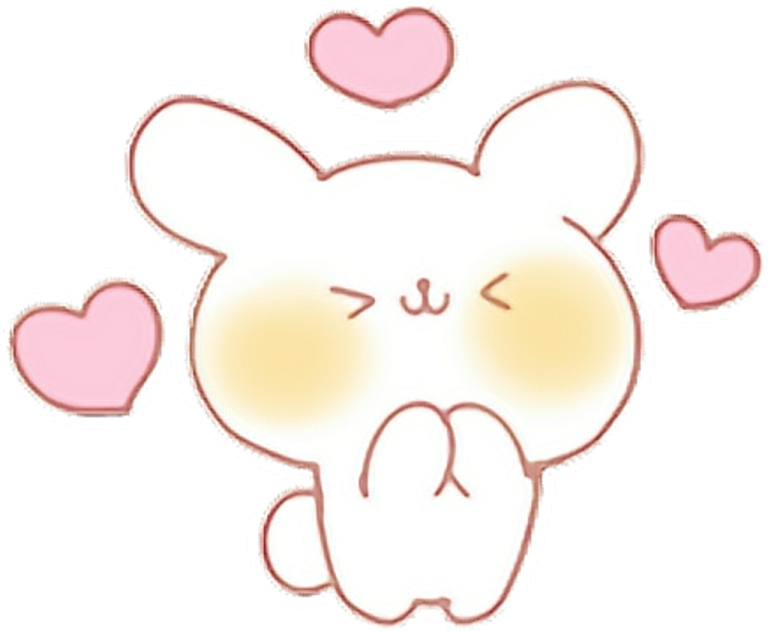 a drawing of a teddy bear with hearts