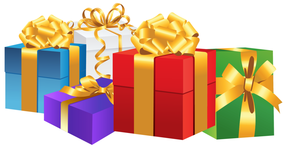 a pile of colorful gift boxes