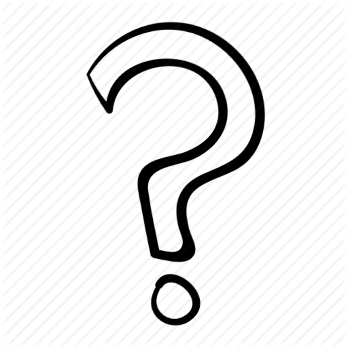 a question mark icon