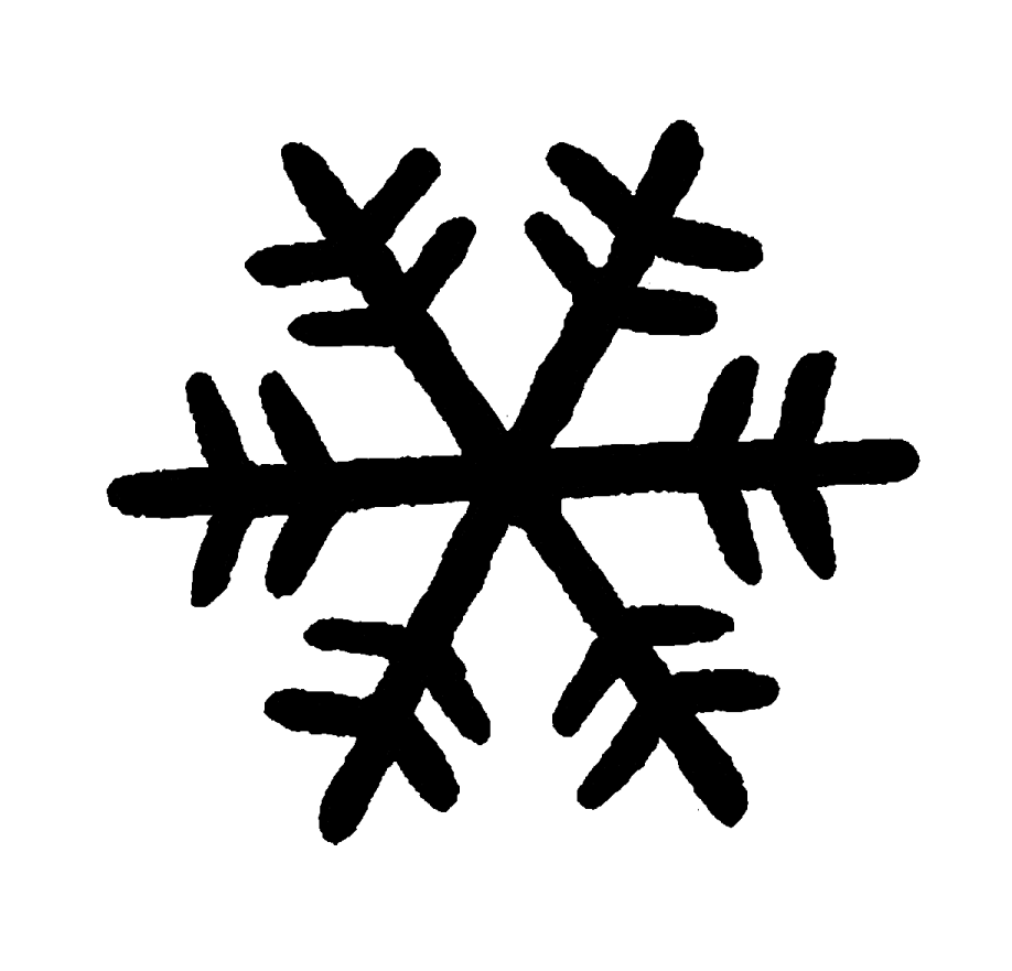 a black and white image of snowfl