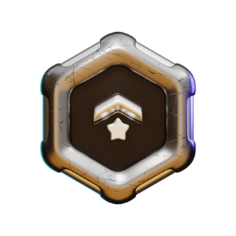 a hexagon icon in the shape of a pentagon