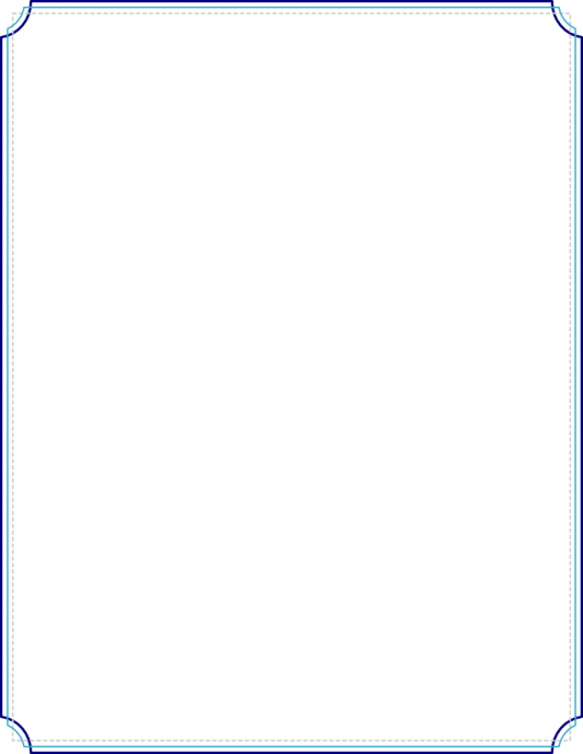 a white frame with a blue border