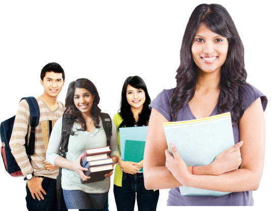 a group of students