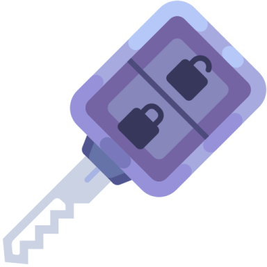 a key with a lock on it