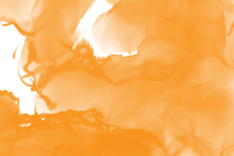 an orange and white watercolor background