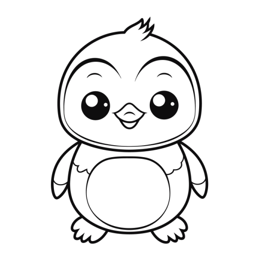 how to draw a penguin step by step