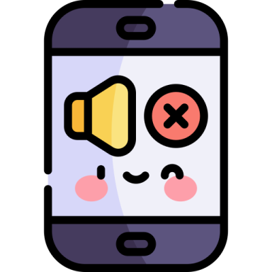 a phone with an angry face on the screen