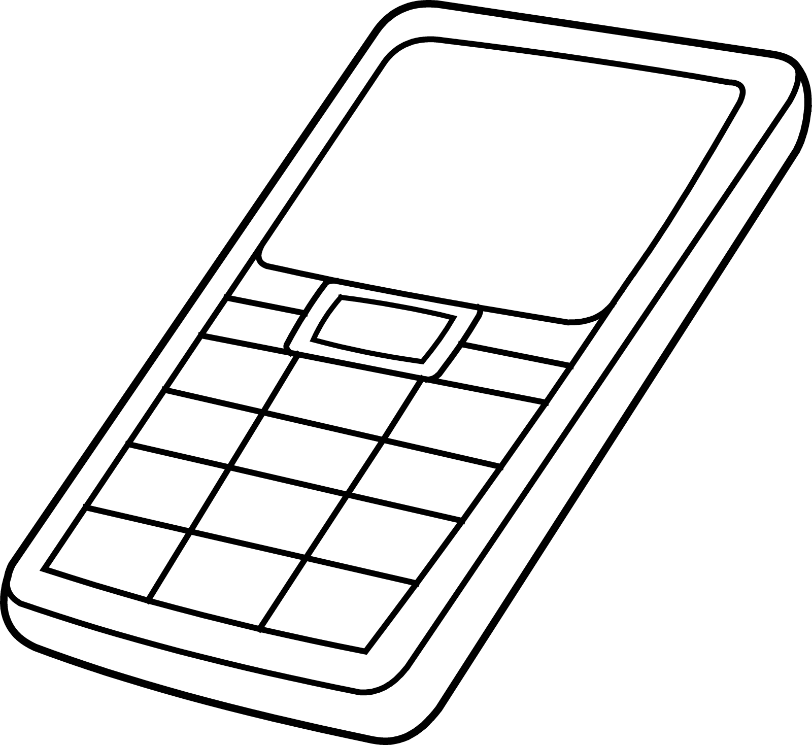 a black and white drawing of a cell