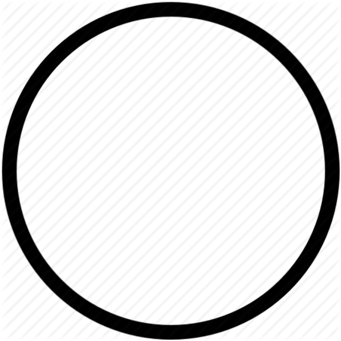 a black circle on a white background