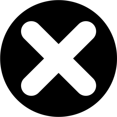 a black and white image of the x symbol