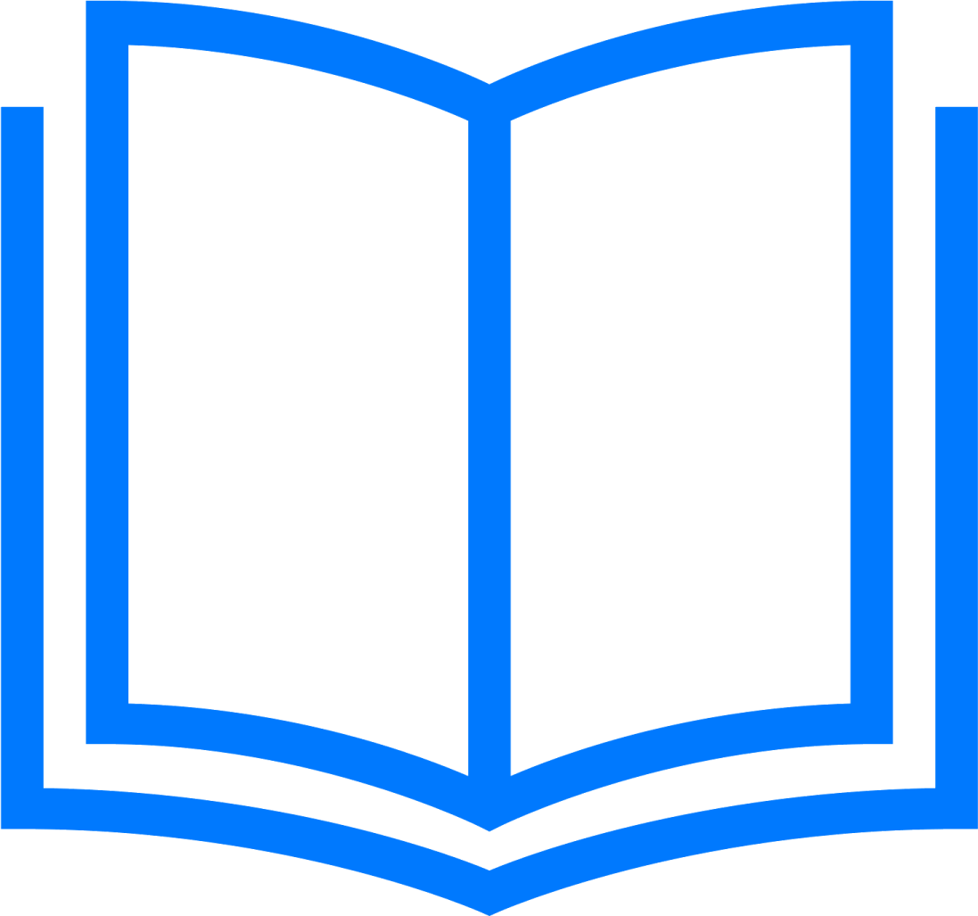 an open book icon