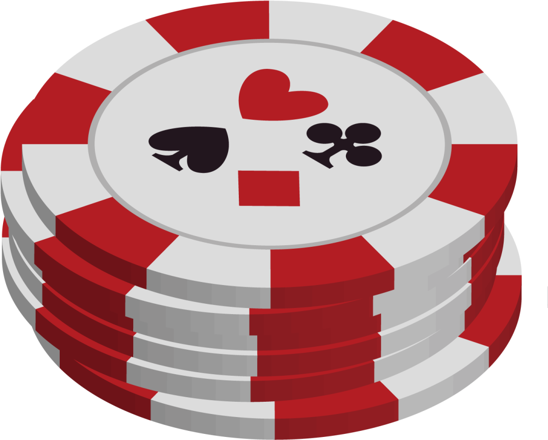 a stack of poker chips