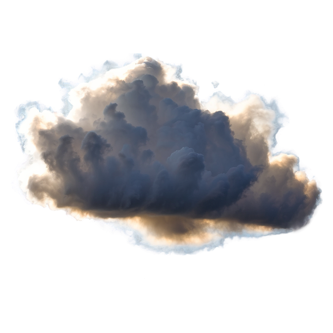 a black cloud on a white background