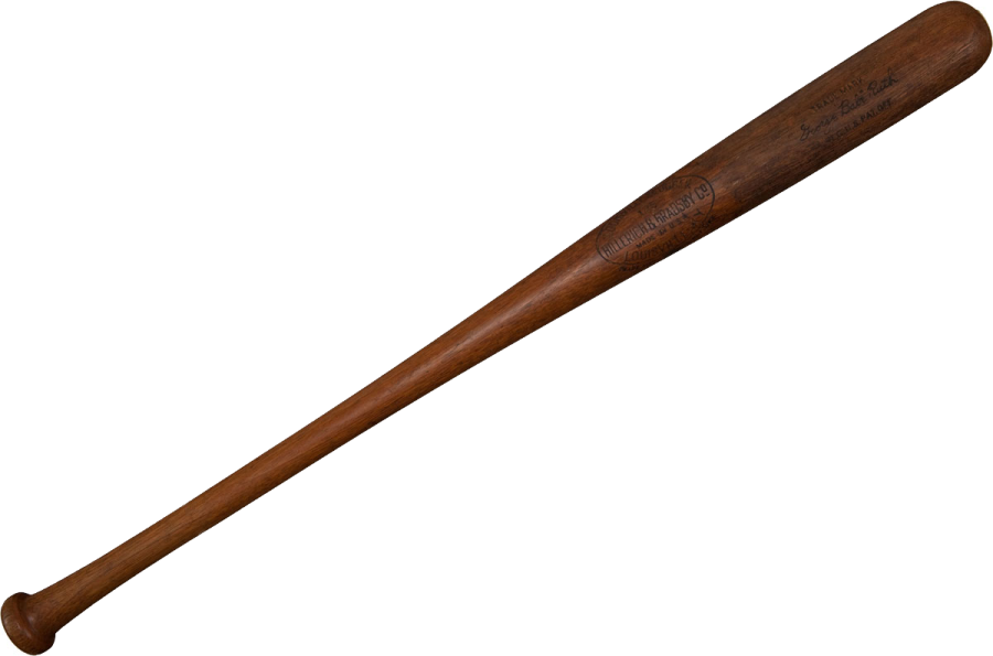 a baseball bat on a white background
