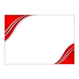 a red and white background with wavy lines