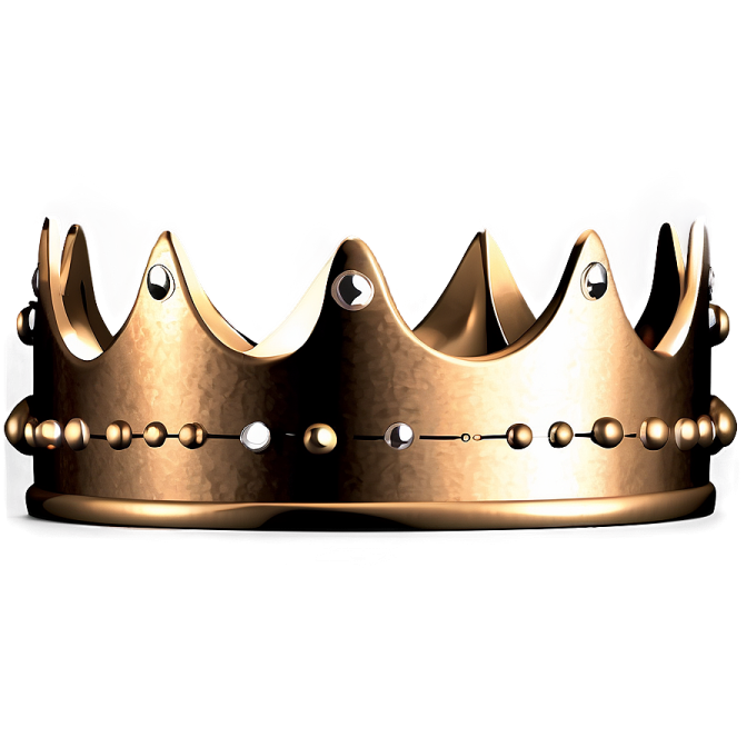 a gold crown on a white background