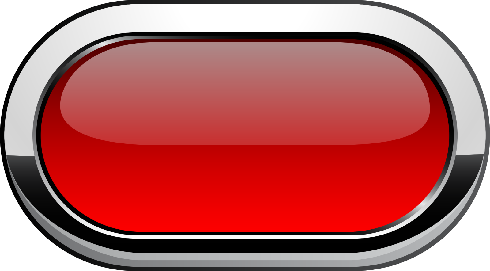 a red button on a white background