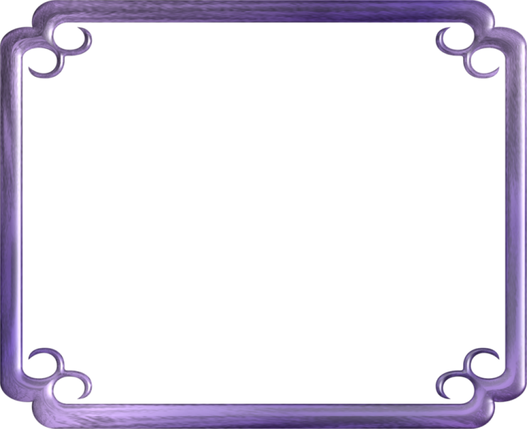 a purple frame on a white background