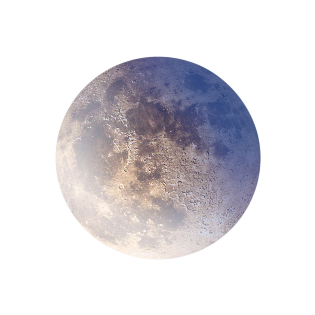 an image of the moon on a white background