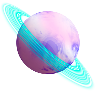 an image of the planet with a ring around it