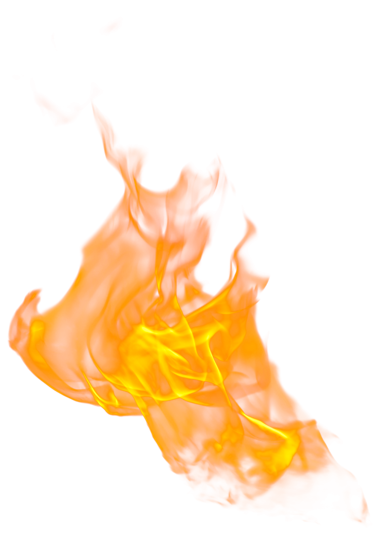 a close up of a fire on a white background