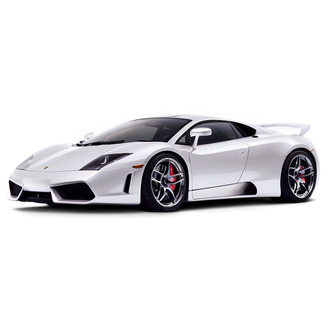 a white sports car is shown in this image