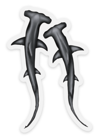 two dolphins stickers