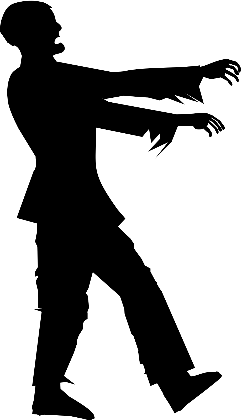 a silhouette of a man in a karate stance