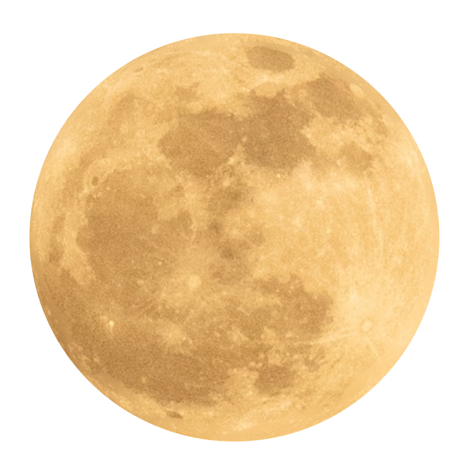 a full moon on a white background