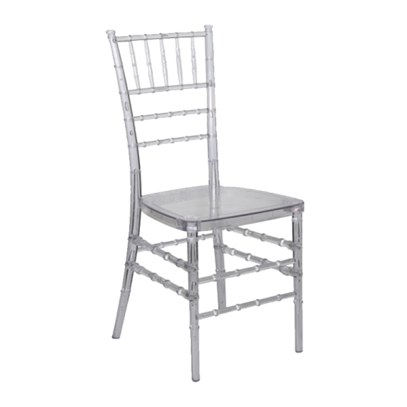 a silver metal chair on a white background
