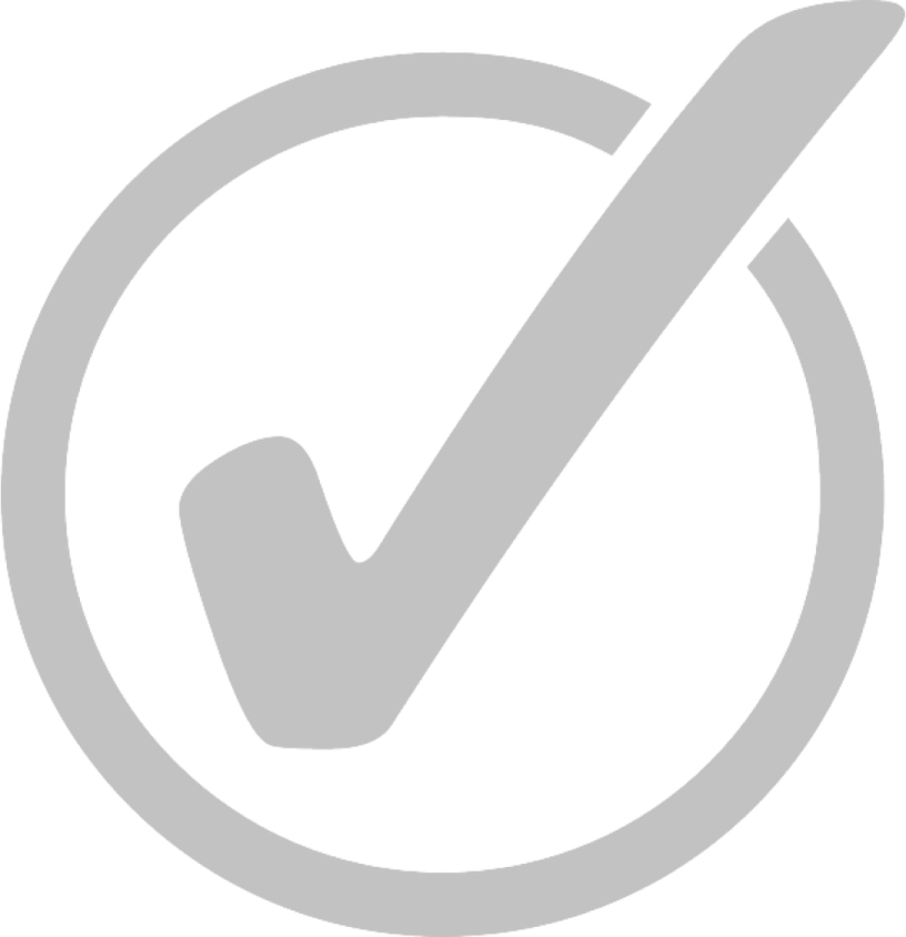 a check mark icon