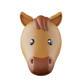 the head of a horse