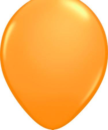 an orange balloon with a white background