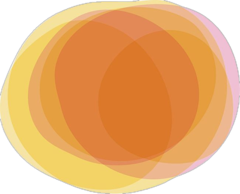 an orange and yellow circle