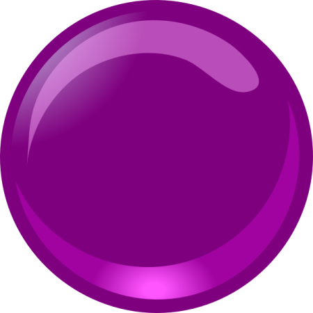 a purple button with a white background