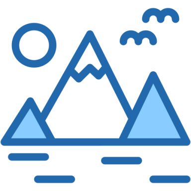 a mountain range with mountains in the background