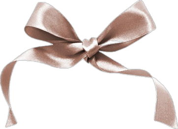 a brown ribbon with a bow