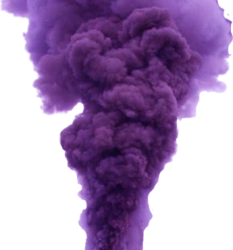 purple smoke on a white background