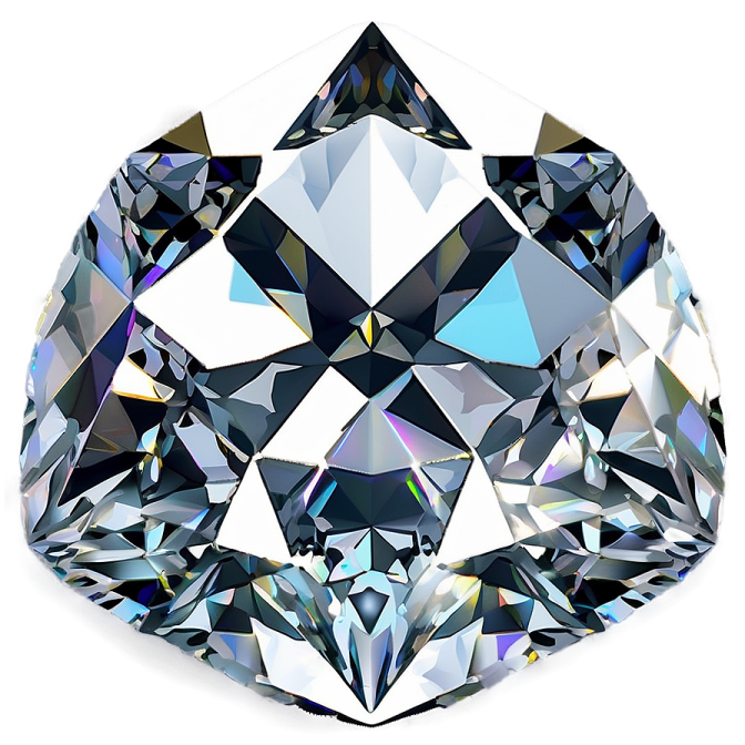 a diamond on a white background