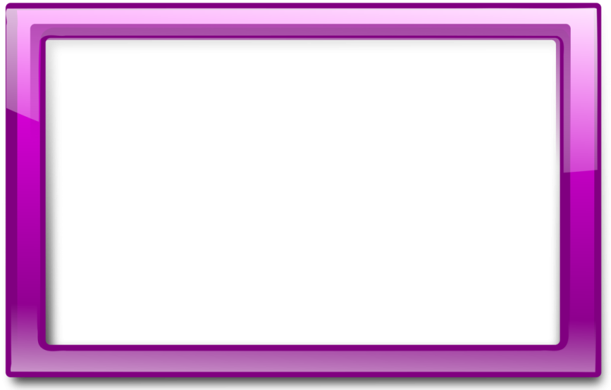 a purple frame on a white background