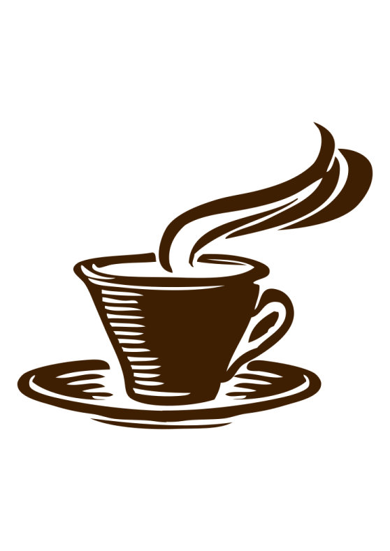 a cup of coffee on a saucer