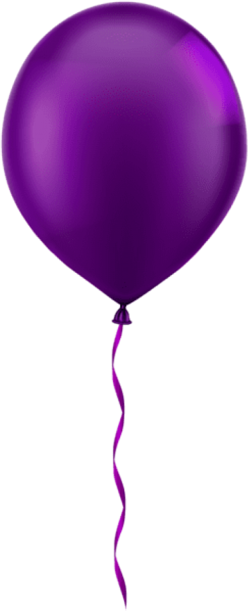 the balloon is purple