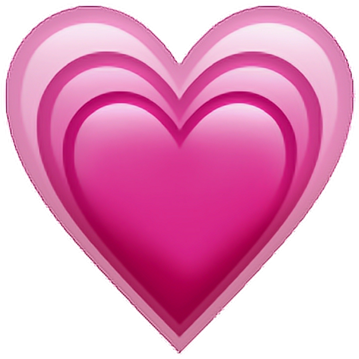 a pink heart