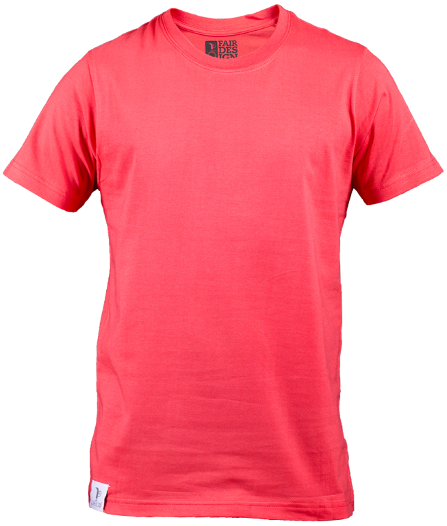 a red t - shirt on a white background